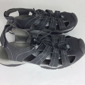 Eddie Bauer Black 4 Hiking Ankle Strap Sandals